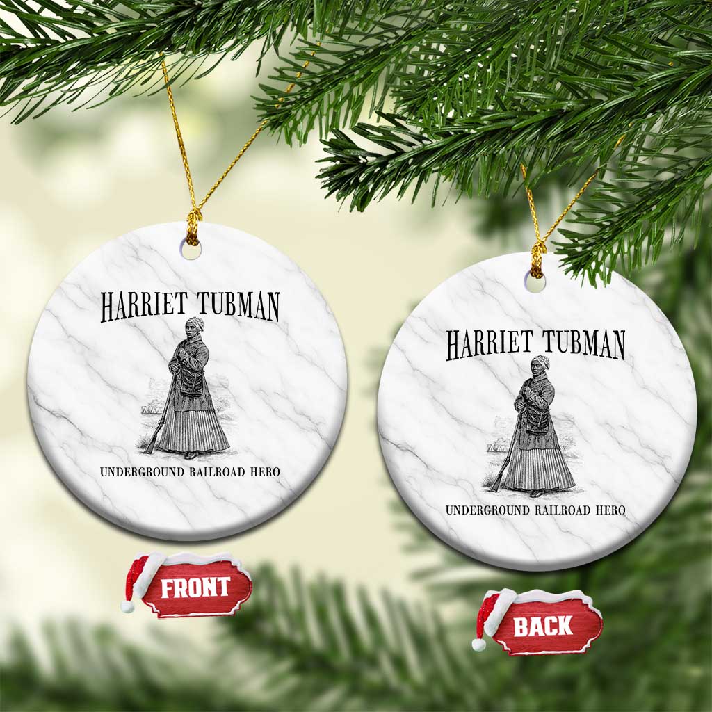 Harriet Tubman Ceramic Ornament Underground Railroad Freedom Leader - Wonder Print Shop