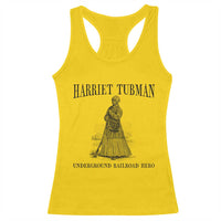 Harriet Tubman Racerback Tank Top Underground Railroad Freedom Leader - Wonder Print Shop