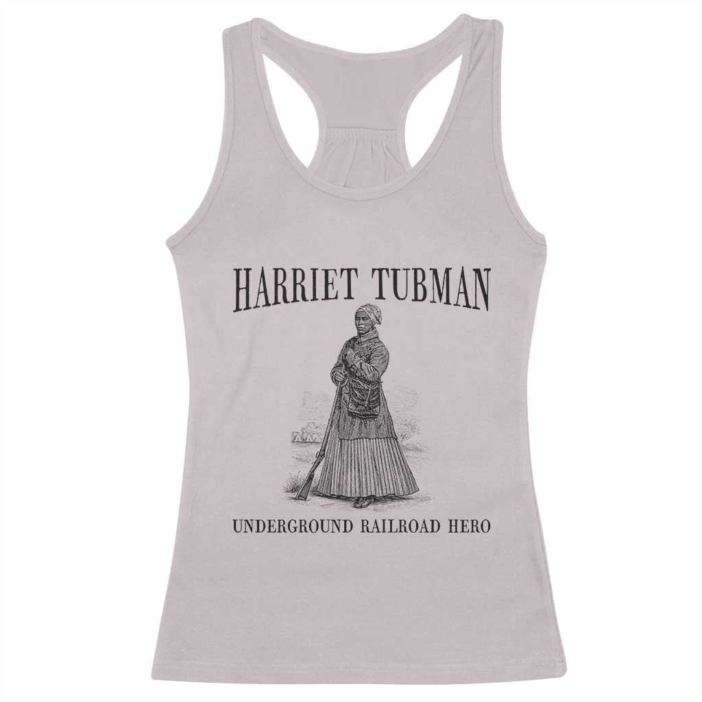 Harriet Tubman Racerback Tank Top Underground Railroad Freedom Leader - Wonder Print Shop