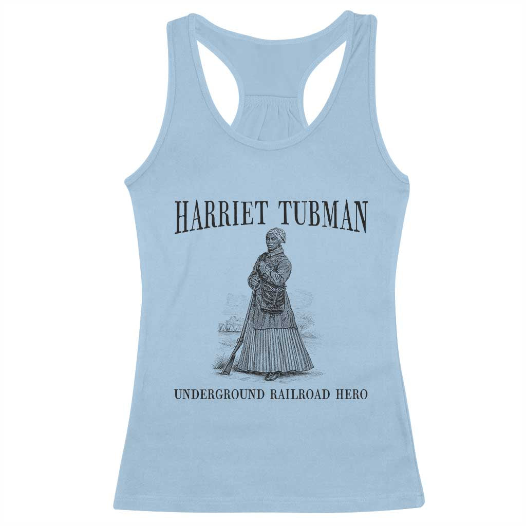 Harriet Tubman Racerback Tank Top Underground Railroad Freedom Leader - Wonder Print Shop