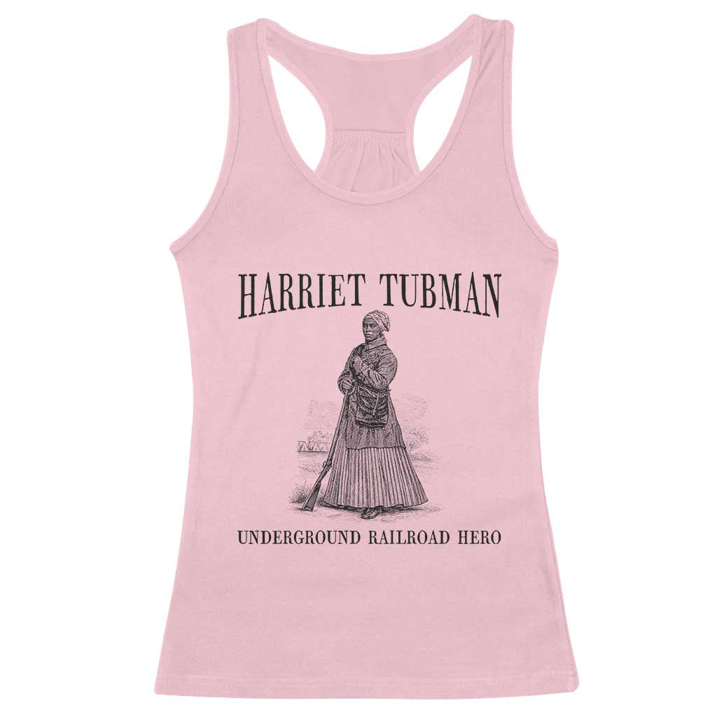 Harriet Tubman Racerback Tank Top Underground Railroad Freedom Leader - Wonder Print Shop
