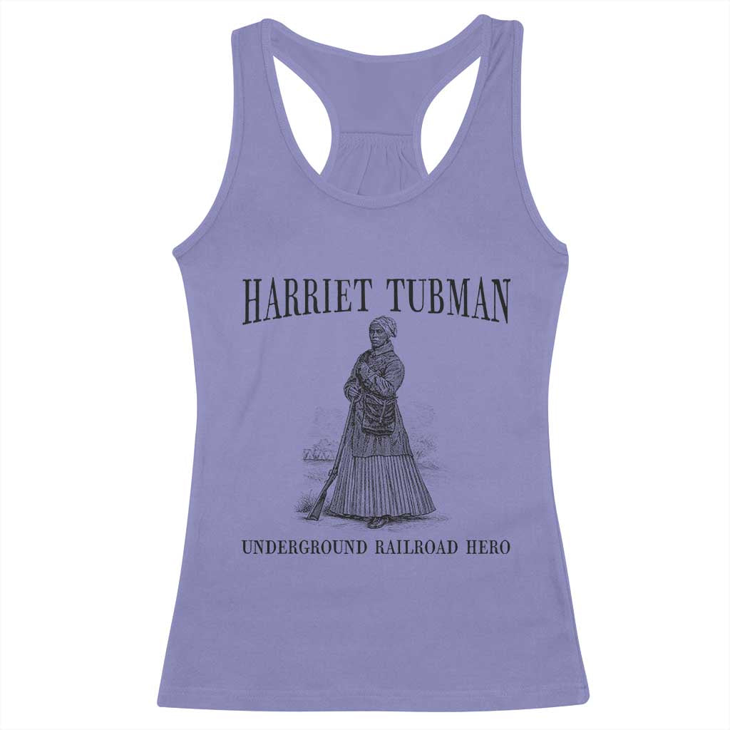 Harriet Tubman Racerback Tank Top Underground Railroad Freedom Leader - Wonder Print Shop