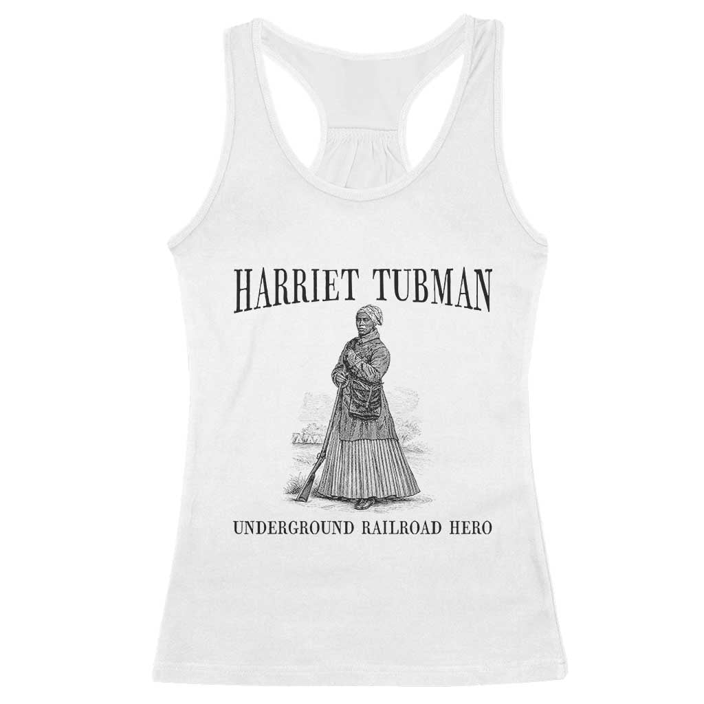 Harriet Tubman Racerback Tank Top Underground Railroad Freedom Leader - Wonder Print Shop