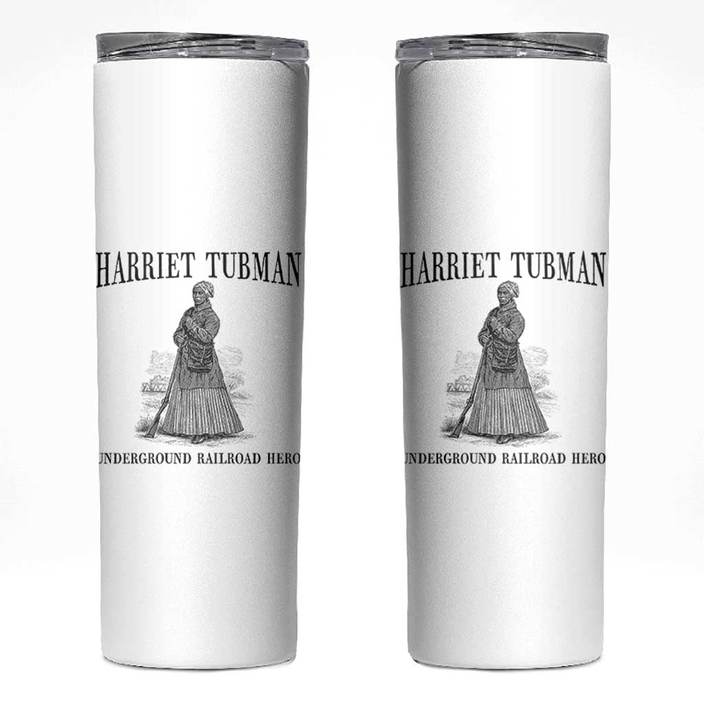 Harriet Tubman Skinny Tumbler Underground Railroad Freedom Leader - Wonder Print Shop
