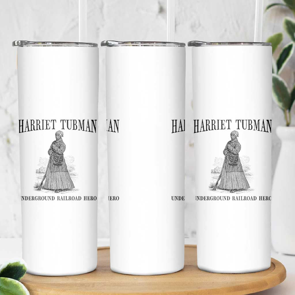 Harriet Tubman Skinny Tumbler Underground Railroad Freedom Leader - Wonder Print Shop
