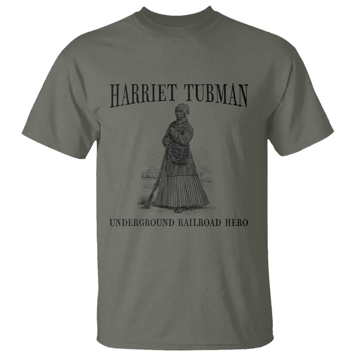 Harriet Tubman T Shirt Underground Railroad Freedom Leader - Wonder Print Shop