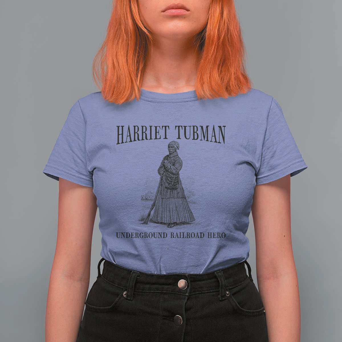 Harriet Tubman T Shirt For Women Underground Railroad Freedom Leader - Wonder Print Shop