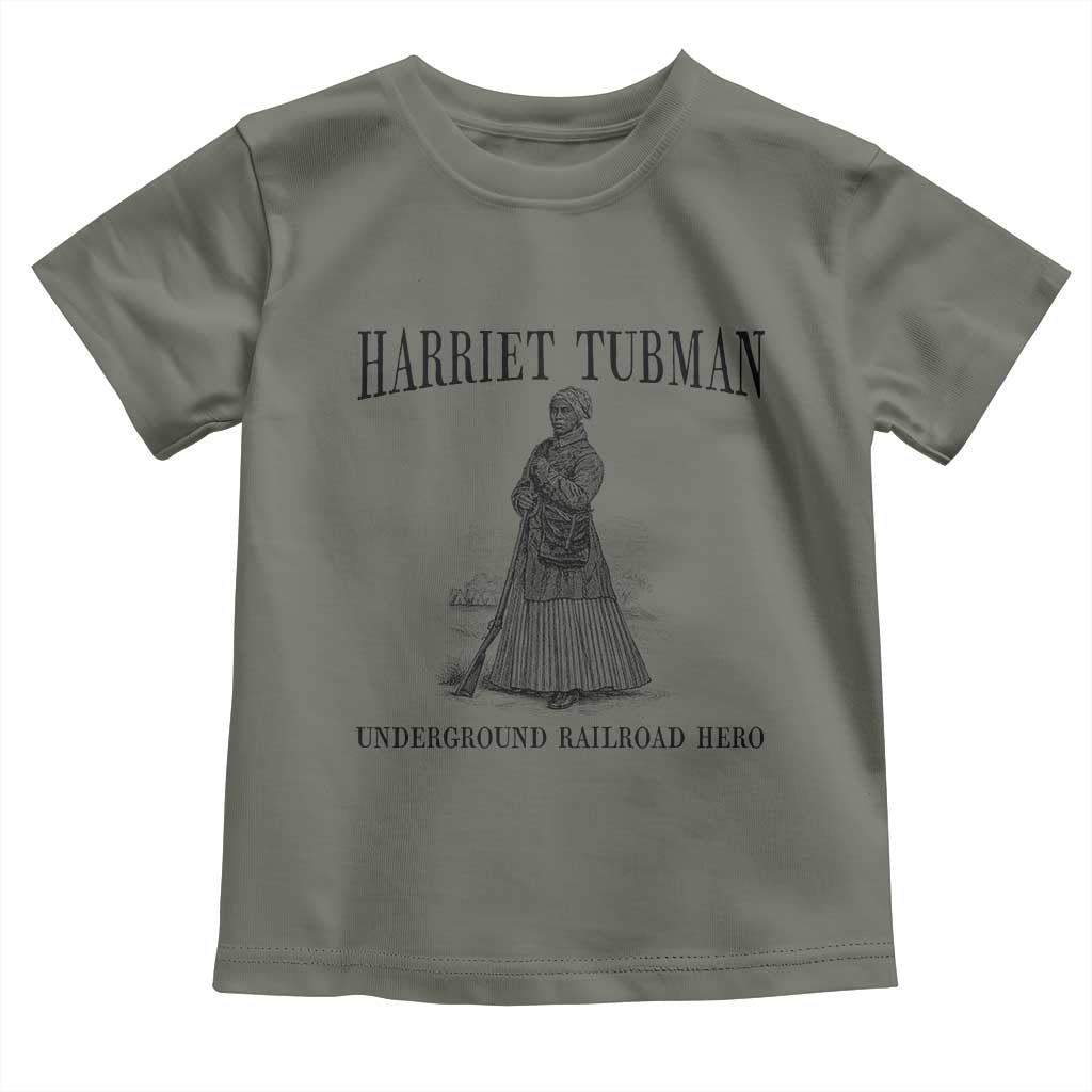 Harriet Tubman Toddler T Shirt Underground Railroad Freedom Leader - Wonder Print Shop