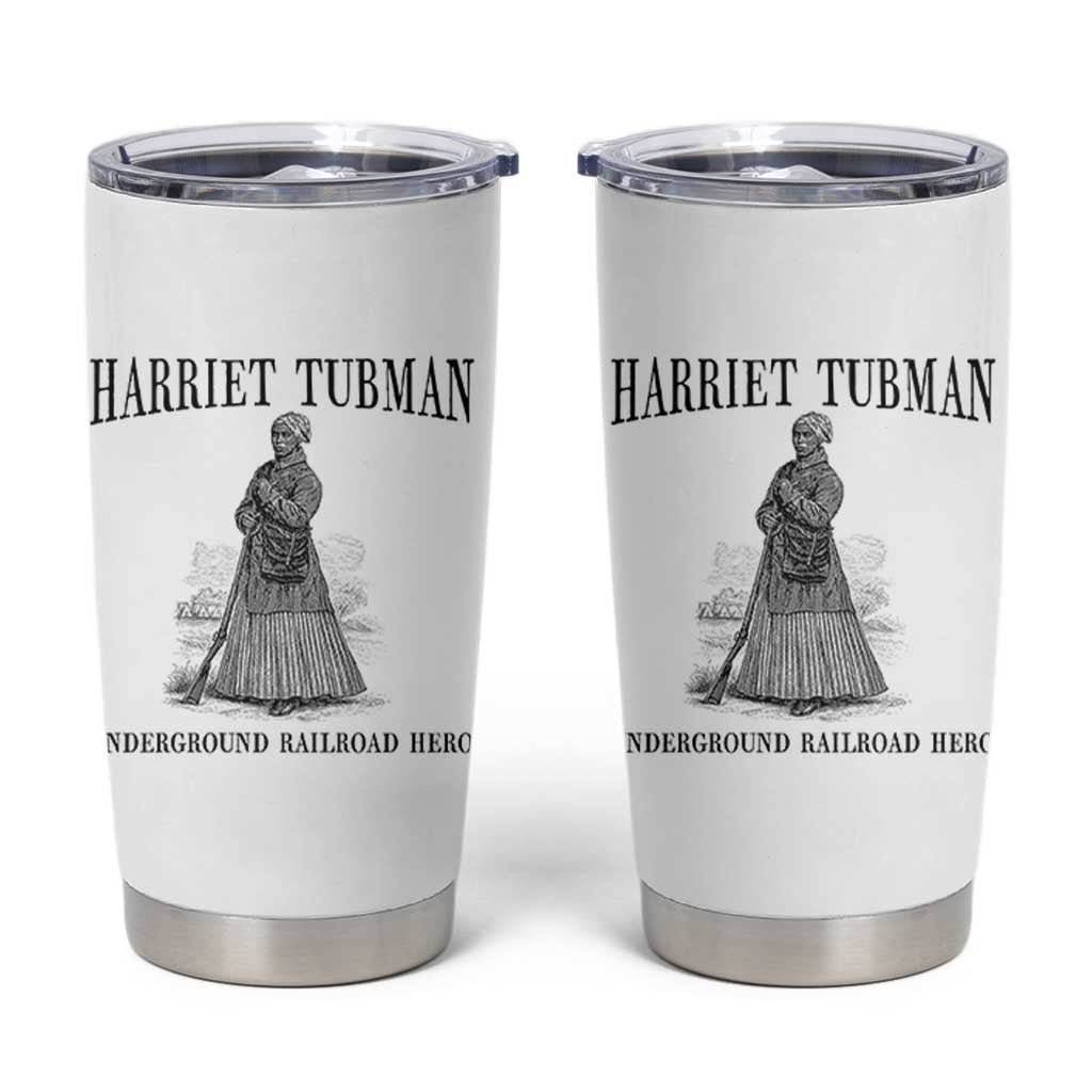 Harriet Tubman Tumbler Cup Underground Railroad Freedom Leader - Wonder Print Shop
