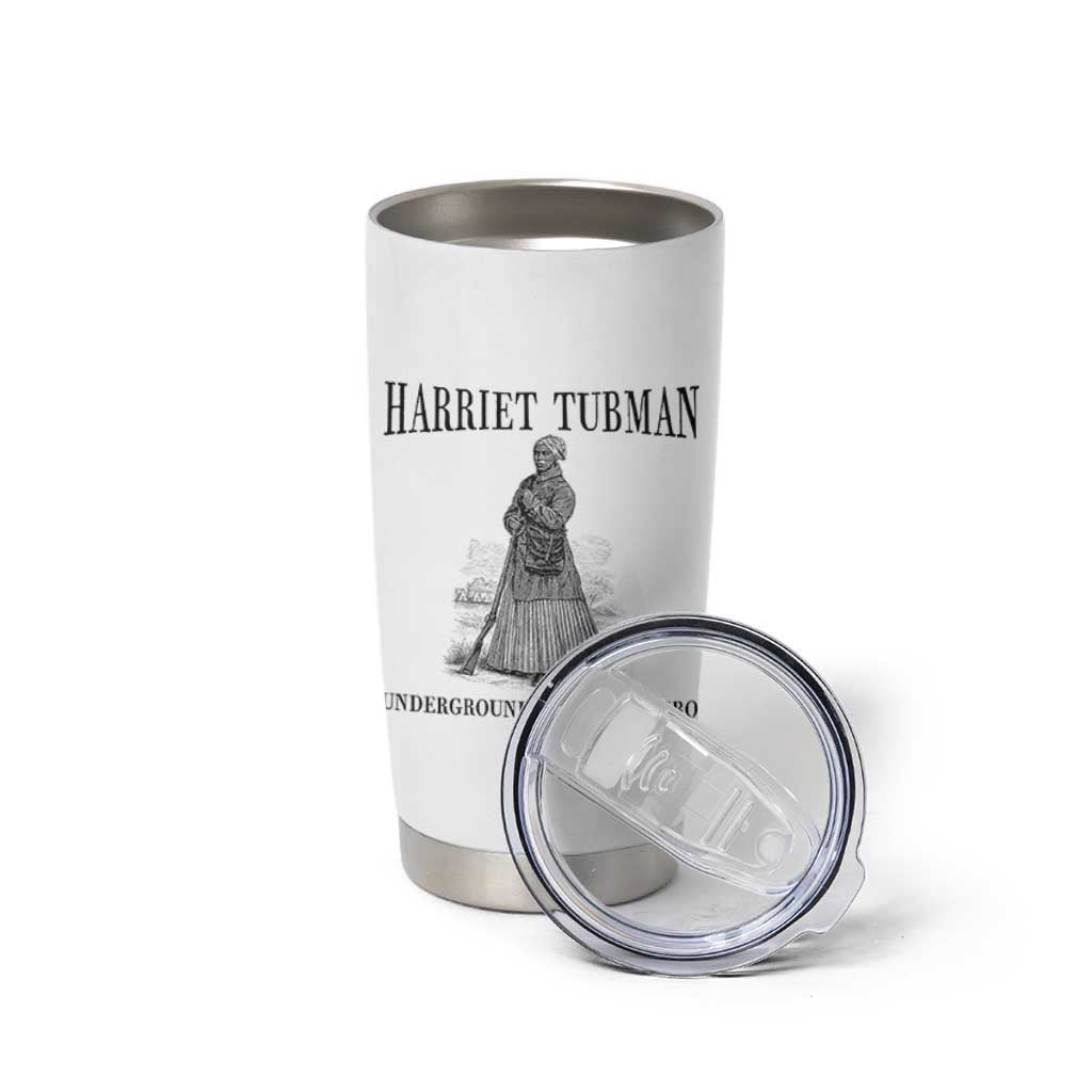Harriet Tubman Tumbler Cup Underground Railroad Freedom Leader - Wonder Print Shop