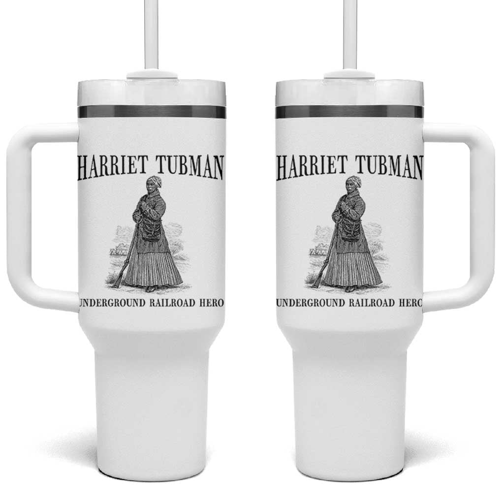 Harriet Tubman Tumbler With Handle Underground Railroad Freedom Leader - Wonder Print Shop