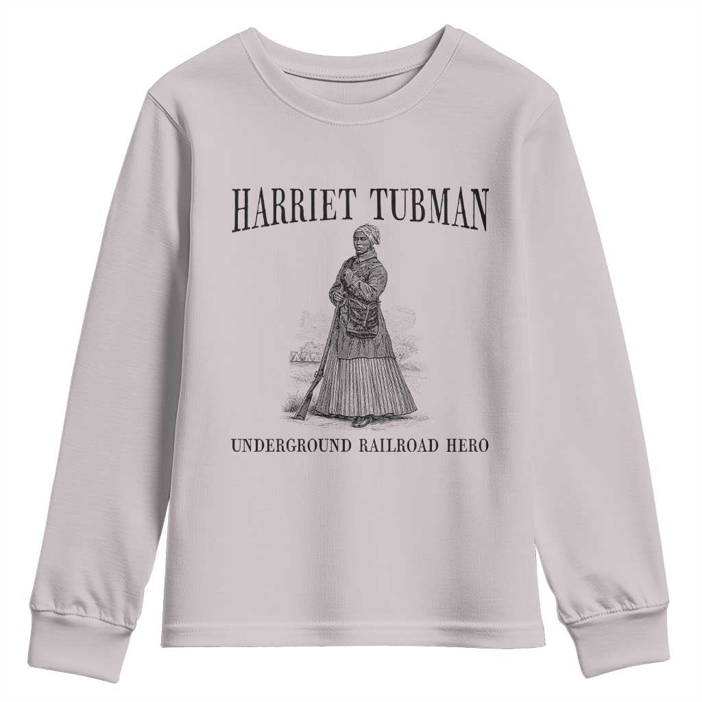 Harriet Tubman Youth Sweatshirt Underground Railroad Freedom Leader - Wonder Print Shop