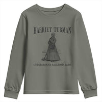 Harriet Tubman Youth Sweatshirt Underground Railroad Freedom Leader - Wonder Print Shop