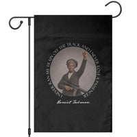 Harriet Tubman Quote Garden Flag I Never Ran My Train Off The Track