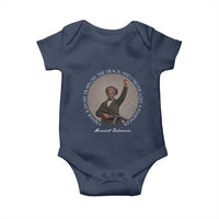 Harriet Tubman Quote Baby Onesie I Never Ran My Train Off The Track