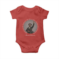 Harriet Tubman Quote Baby Onesie I Never Ran My Train Off The Track