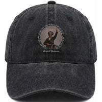 Harriet Tubman Quote Washed Cotton Baseball Cap I Never Ran My Train Off The Track