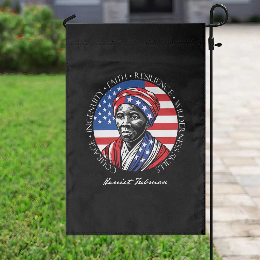 Harriet Tubman Patriotic Garden Flag Black History Month Gift