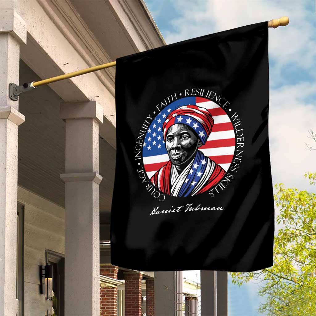 Harriet Tubman Patriotic Garden Flag Black History Month Gift