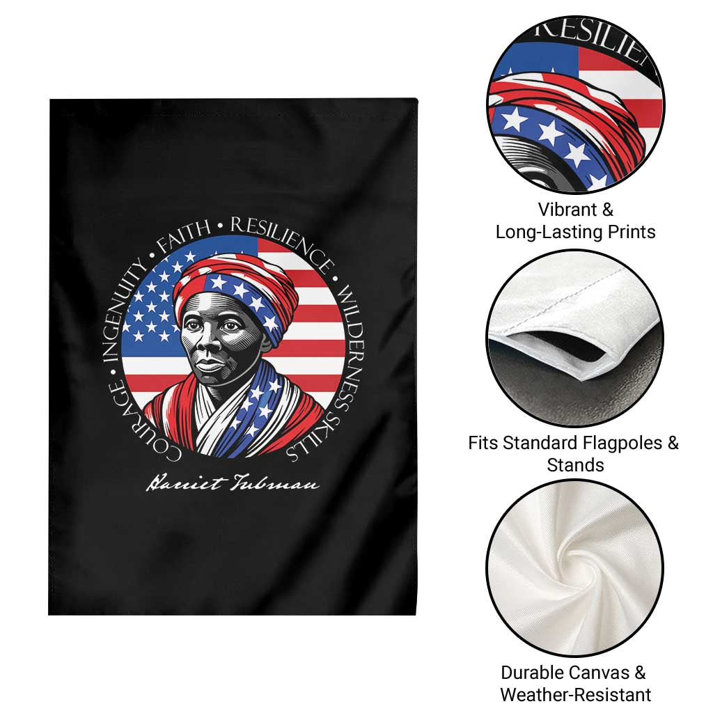 Harriet Tubman Patriotic Garden Flag Black History Month Gift