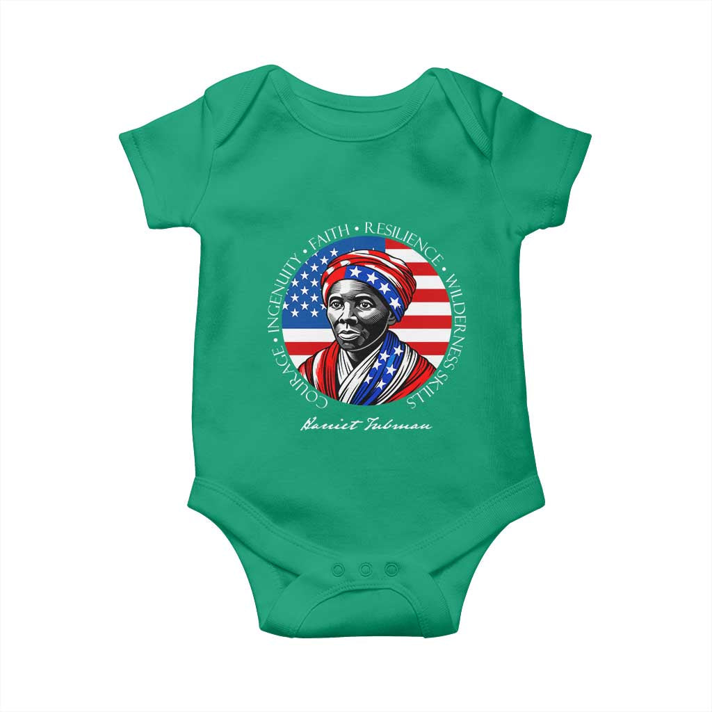 Harriet Tubman Patriotic Baby Onesie Black History Month Gift