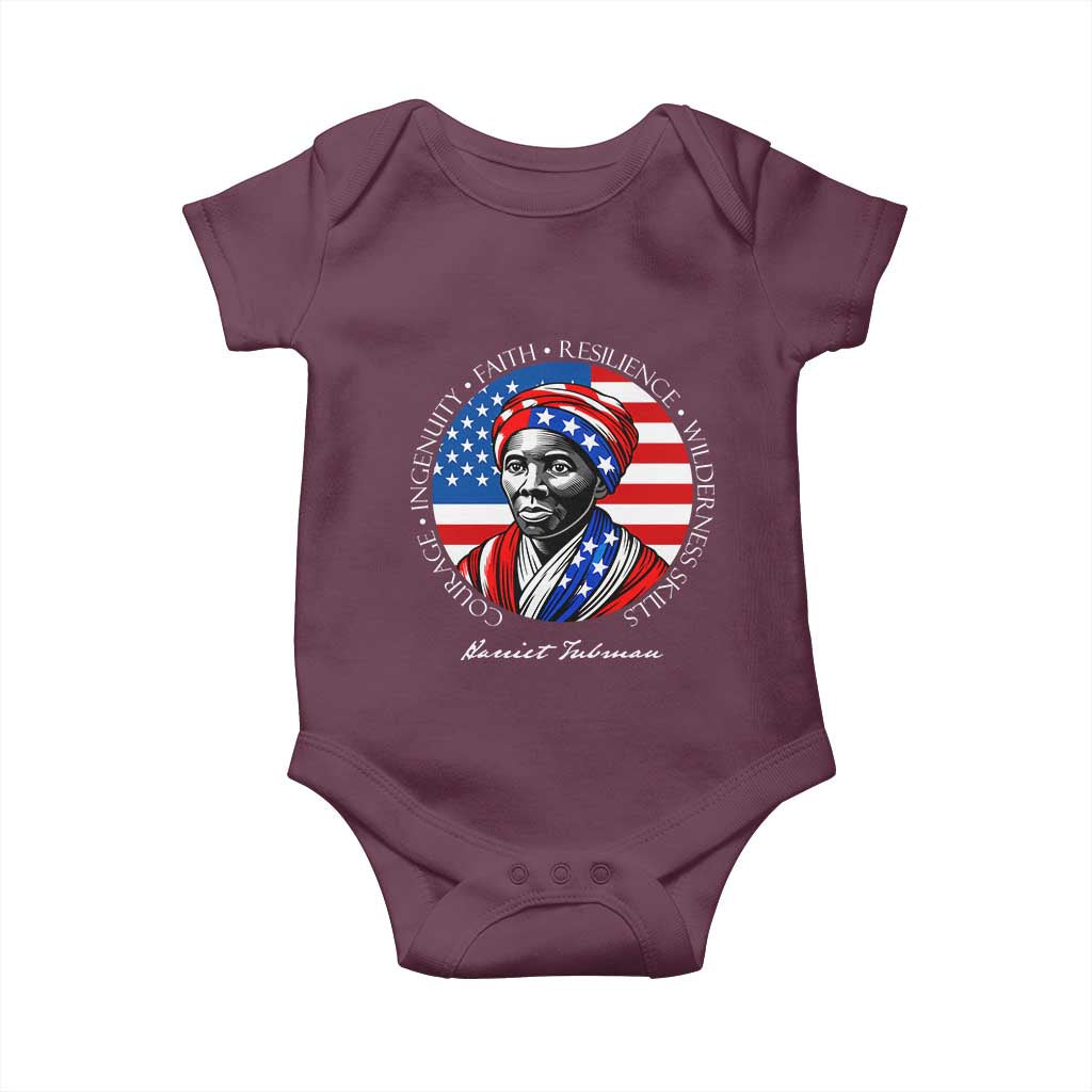 Harriet Tubman Patriotic Baby Onesie Black History Month Gift