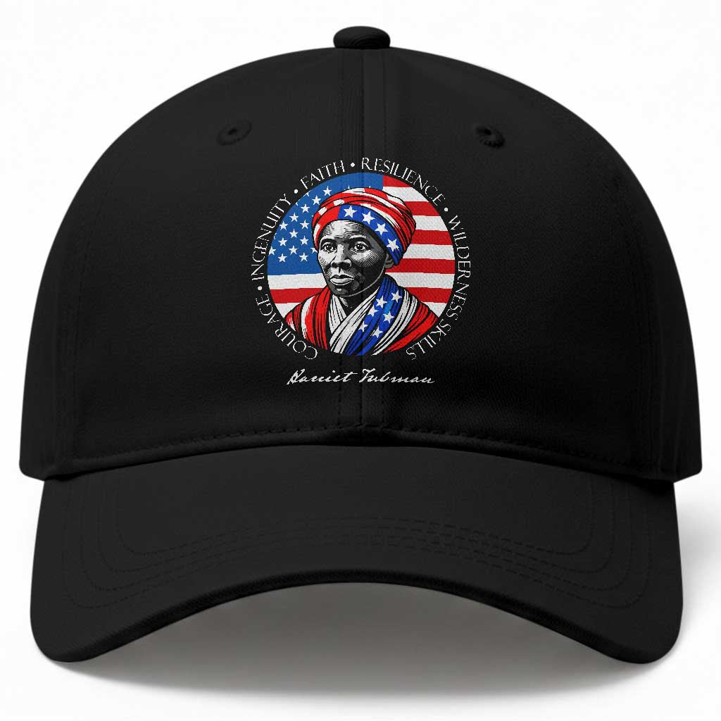 Harriet Tubman Patriotic Baseball Cap Black History Month Gift