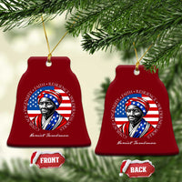 Harriet Tubman Patriotic Ceramic Ornament Black History Month Gift