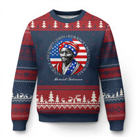 Harriet Tubman Patriotic Ugly Christmas Sweater Black History Month Gift