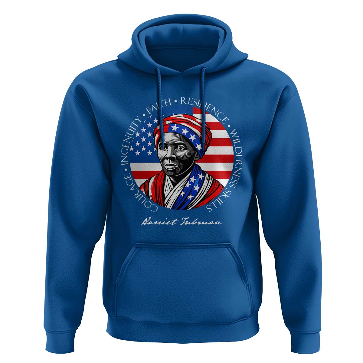 Harriet Tubman Patriotic Hoodie Black History Month Gift
