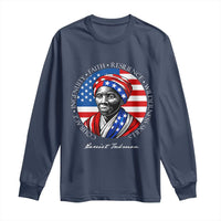 Harriet Tubman Patriotic Long Sleeve Shirt Black History Month Gift