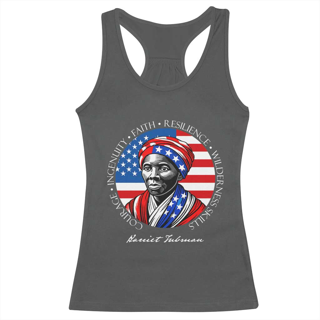 Harriet Tubman Patriotic Racerback Tank Top Black History Month Gift