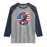 Harriet Tubman Patriotic Raglan Shirt Black History Month Gift