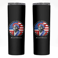 Harriet Tubman Patriotic Skinny Tumbler Black History Month Gift