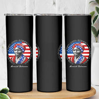 Harriet Tubman Patriotic Skinny Tumbler Black History Month Gift
