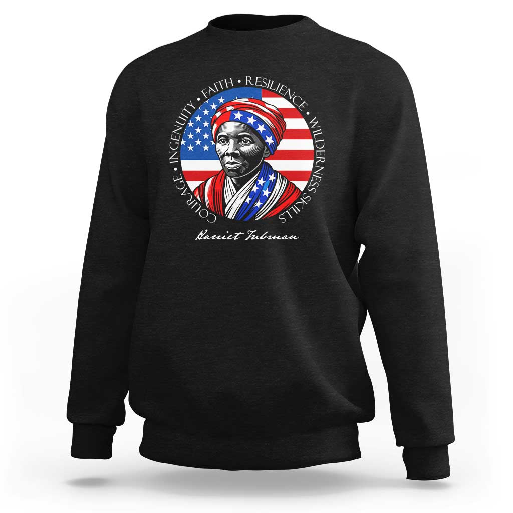 Harriet Tubman Patriotic Sweatshirt Black History Month Gift