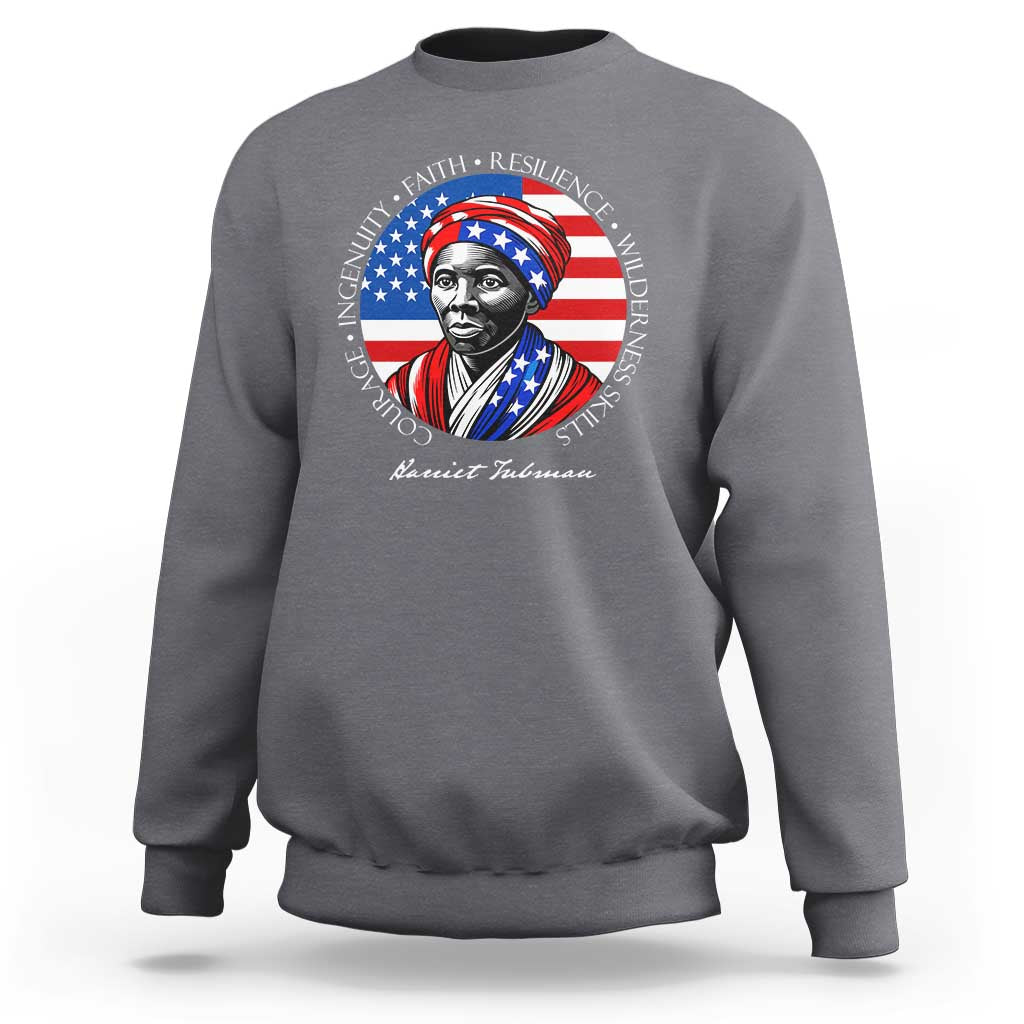 Harriet Tubman Patriotic Sweatshirt Black History Month Gift