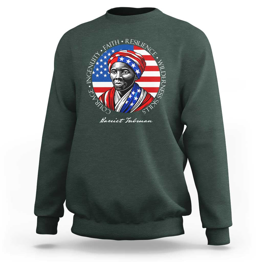 Harriet Tubman Patriotic Sweatshirt Black History Month Gift