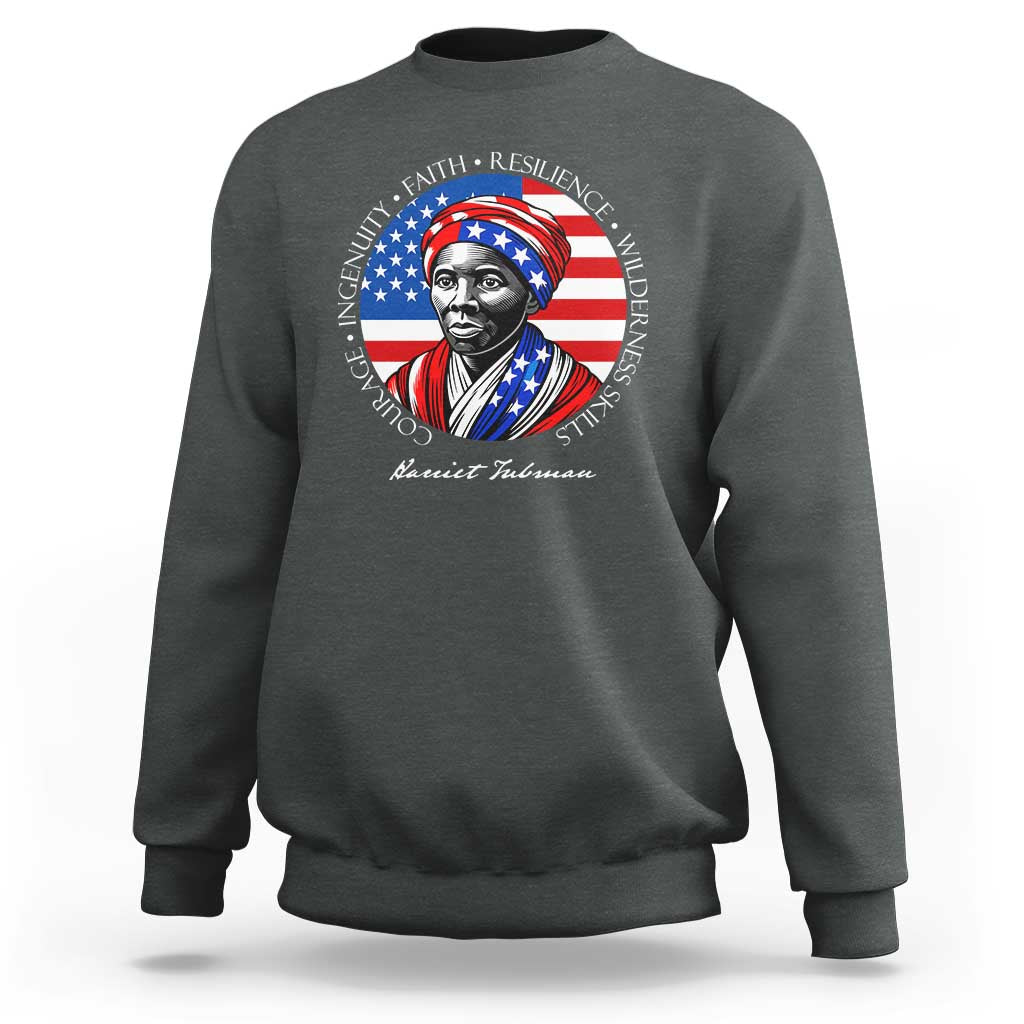 Harriet Tubman Patriotic Sweatshirt Black History Month Gift