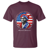 Harriet Tubman Patriotic T Shirt Black History Month Gift