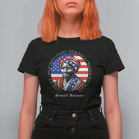 Harriet Tubman Patriotic T Shirt For Women Black History Month Gift