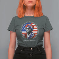 Harriet Tubman Patriotic T Shirt For Women Black History Month Gift