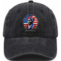 Harriet Tubman Patriotic Washed Cotton Baseball Cap Black History Month Gift