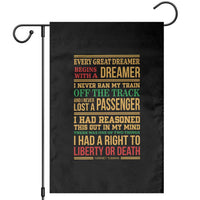 Harriet Tubman Powerful Quote Garden Flag Strong Black Women Pride - Wonder Print Shop