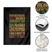 Harriet Tubman Powerful Quote Garden Flag Strong Black Women Pride - Wonder Print Shop