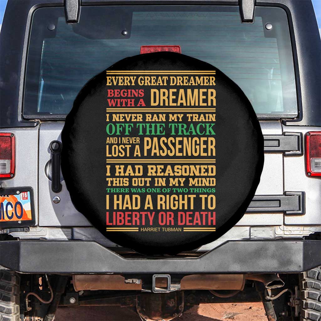Harriet Tubman Powerful Quote Spare Tire Cover Strong Black Women Pride - Wonder Print Shop