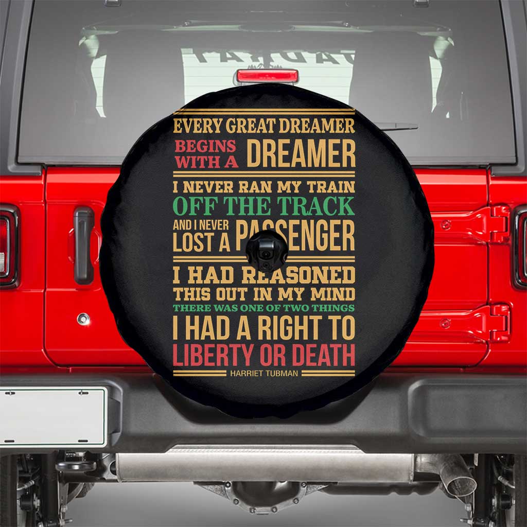 Harriet Tubman Powerful Quote Spare Tire Cover Strong Black Women Pride - Wonder Print Shop