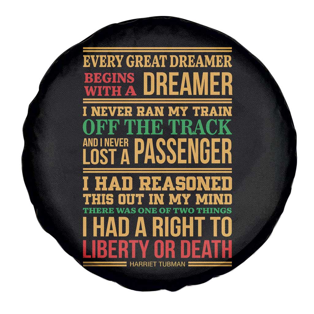 Harriet Tubman Powerful Quote Spare Tire Cover Strong Black Women Pride - Wonder Print Shop