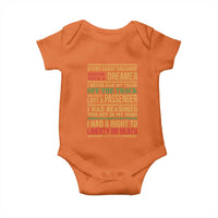 Harriet Tubman Powerful Quote Baby Onesie Strong Black Women Pride - Wonder Print Shop