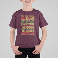 Harriet Tubman Powerful Quote T Shirt For Kid Strong Black Women Pride - Wonder Print Shop